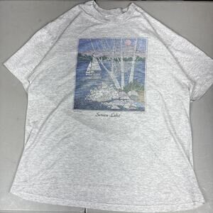 Vintage 1990 single stitch Seneca Lake tee